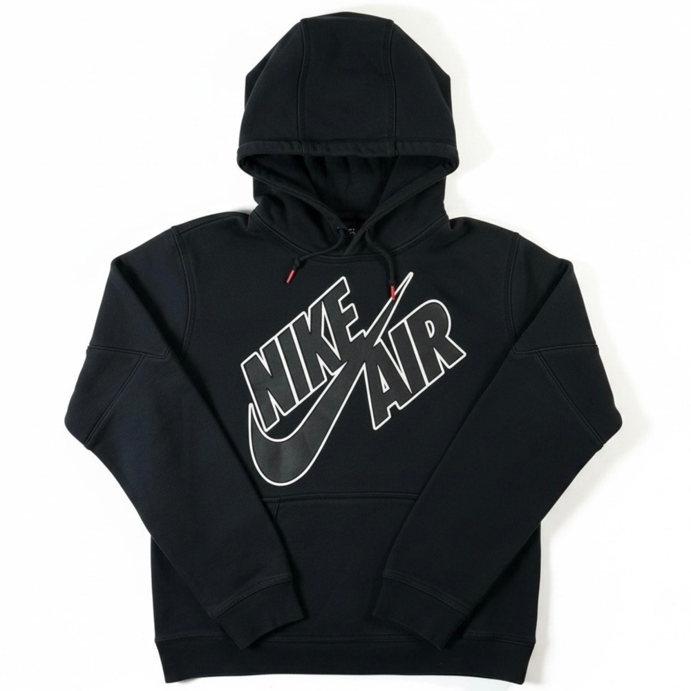 Nike Air Hoodie Mens Medium Sweatshirt Hooded Pullover Black
